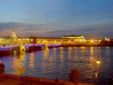 Saint-Pétersbourg Ermitage vue des fenêtres