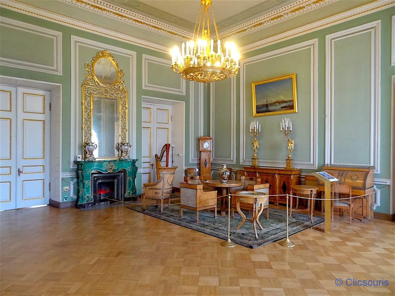 Saint-Pétersbourg palais Youssoupov salon vert
