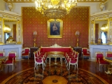 Saint-Pétersbourg palais Youssoupov salon rouge