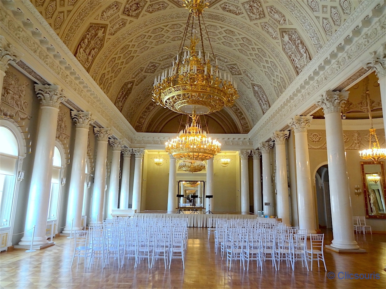 Saint-Pétersbourg palais Youssoupov salle de banquet