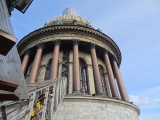 Saint-Pétersbourg Saint-Isaac montée colonnade