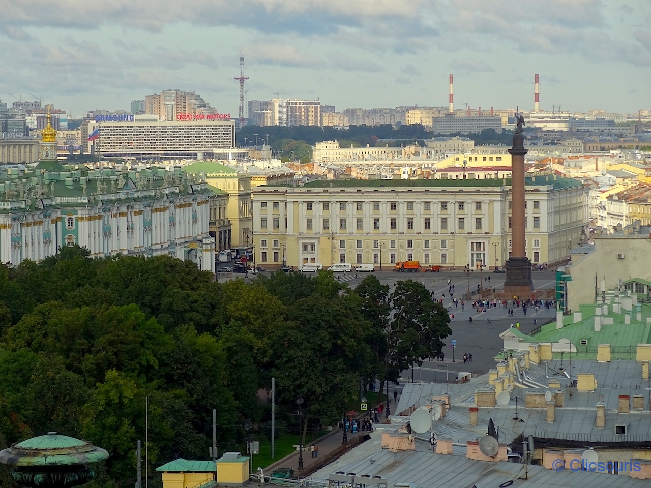 Saint-Pétersbourg Saint-Isaac vue