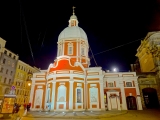Saint-Pétersbourg sud Fontanka de nuit