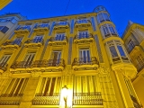 bel immeuble du centre de Valence, Espagne