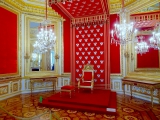 Varsovie château royal trone
