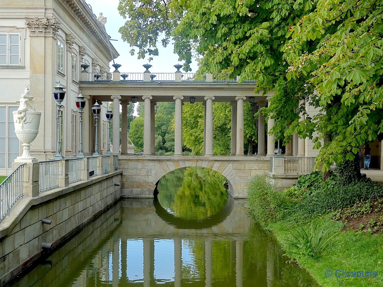 Varsovie parc Lazienki palais