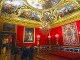 Château de Versailles la nuit Salon d'Apollon