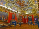 Château de Versailles la nuit Salon de Mars