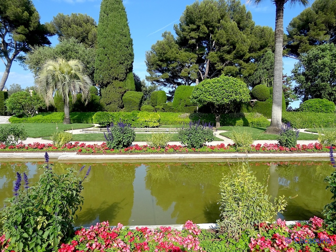 Villa Ephrussi de Rotchschild jardin à la française