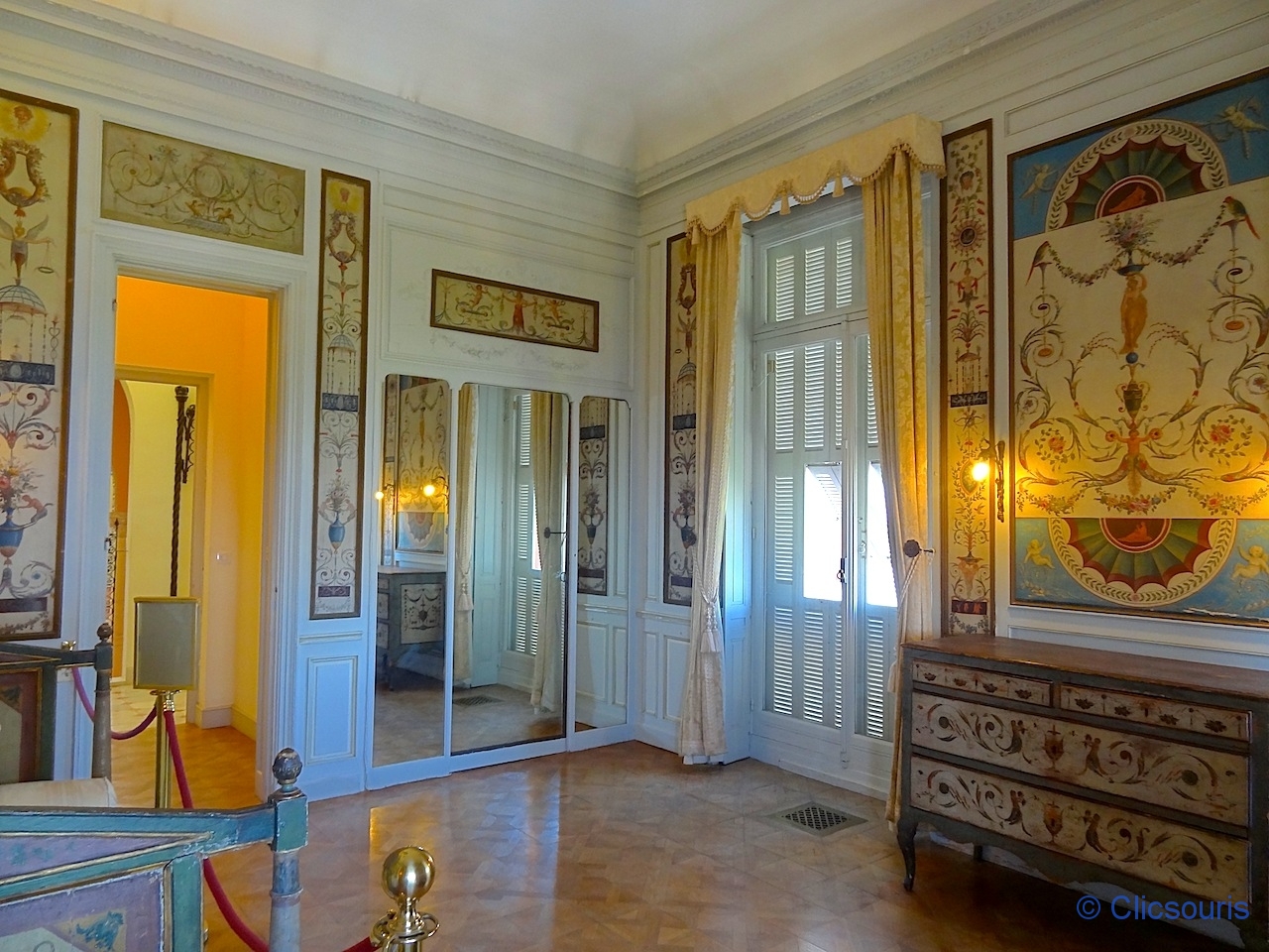 Villa Ephrussi de Rothschild chambres étage