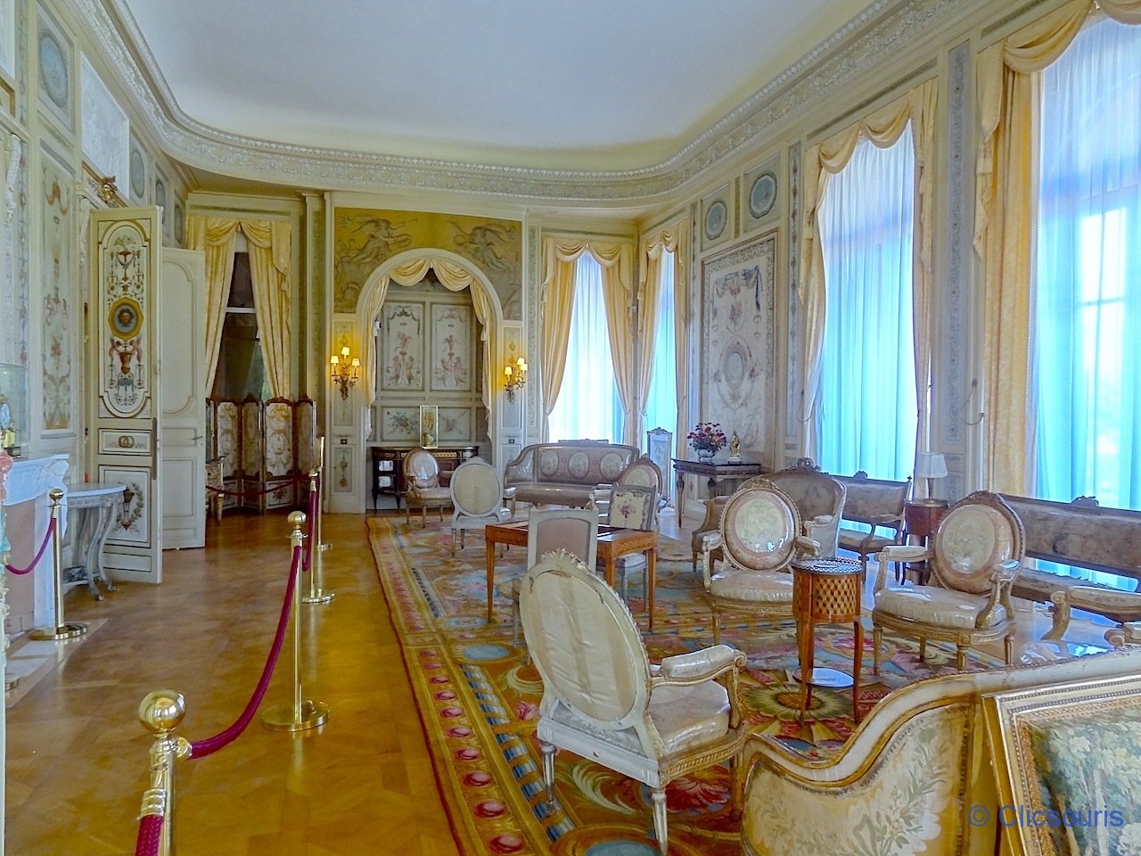Villa Ephrussi de Rothschild salon Louis XVI