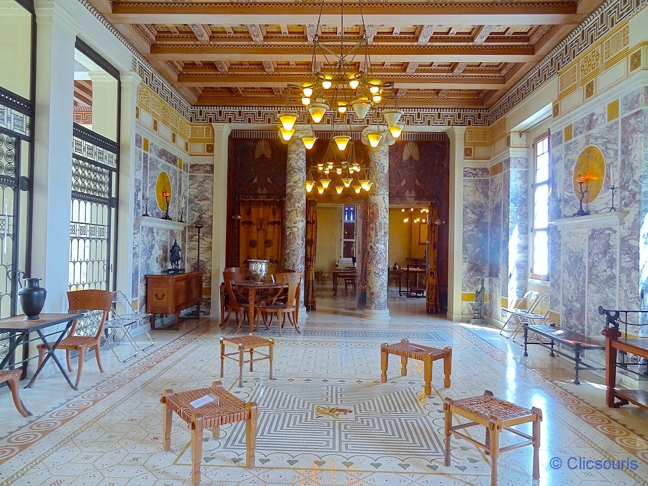 Villa Kérylos salon