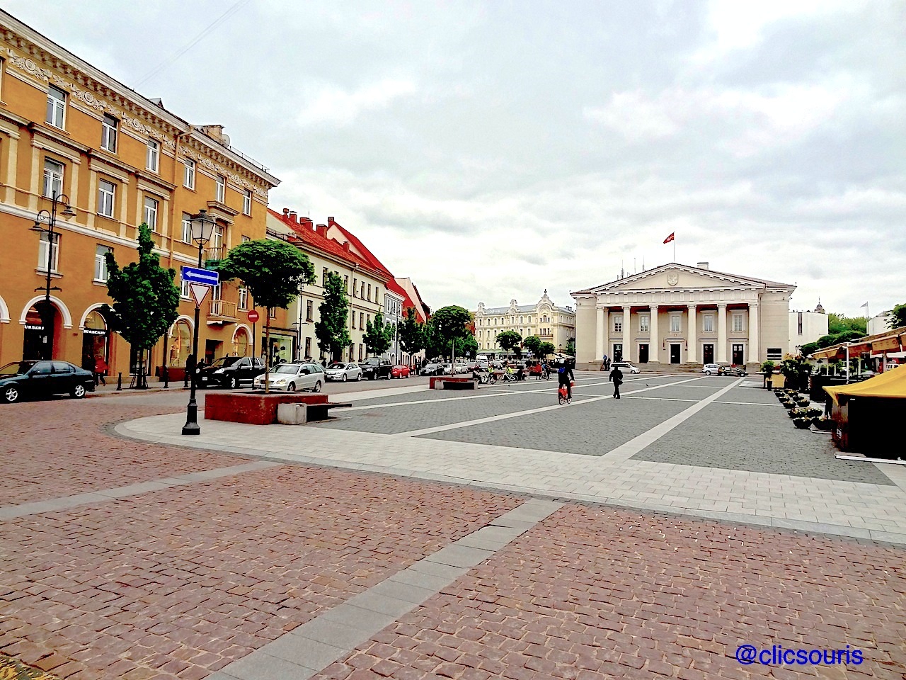 Vilnius place de l'ancien hôtel de ville