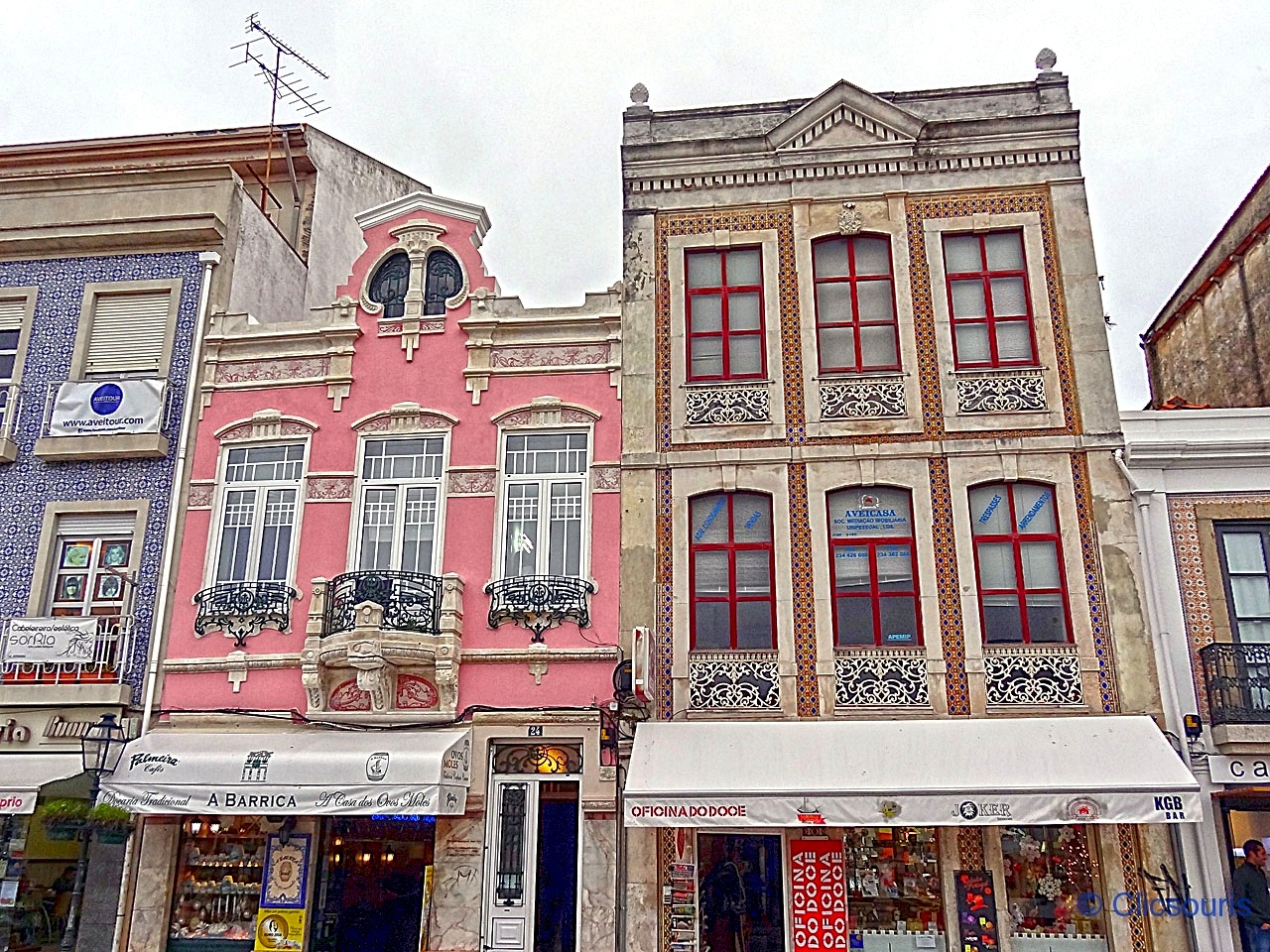 immeubles art nouveau à Aveiro