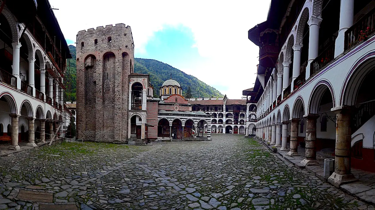 monastère de Rila en Bulgarie