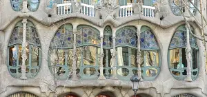Façade de la casa Batlló à Barcelone.