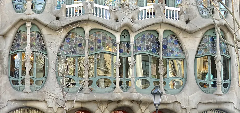 Façade de la casa Batlló à Barcelone.