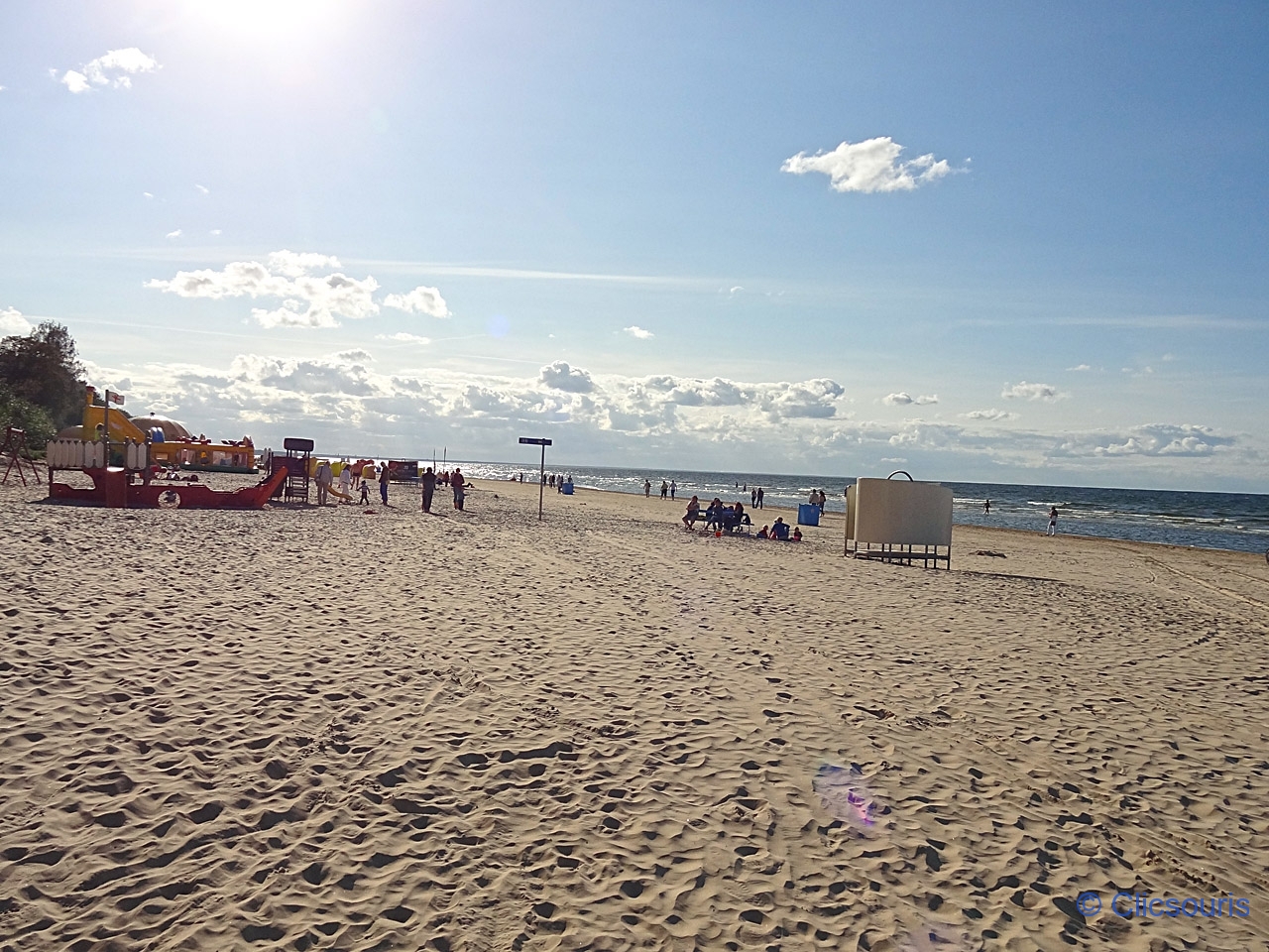 Plage de Jurmala en Lettonie