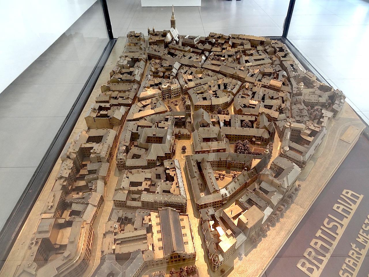 Maquette de la vieille ville Bratislava
