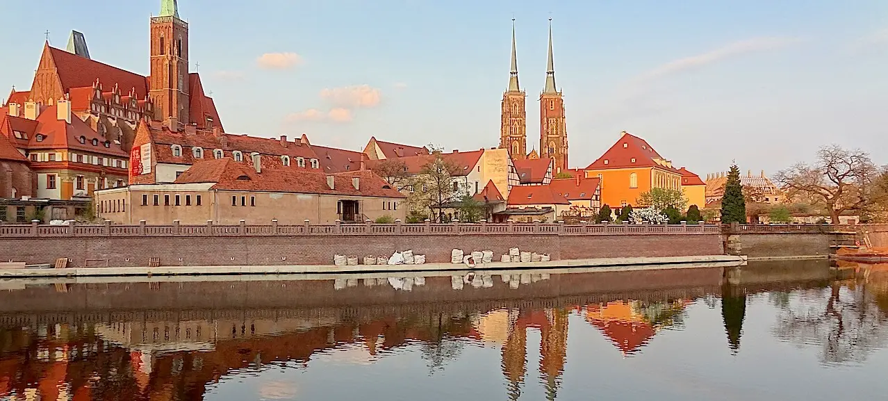 île de la cathédrale à Wroclaw, en Pologne 