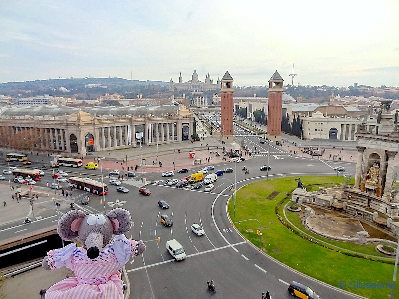 plaça d'Espanya à Barcelone