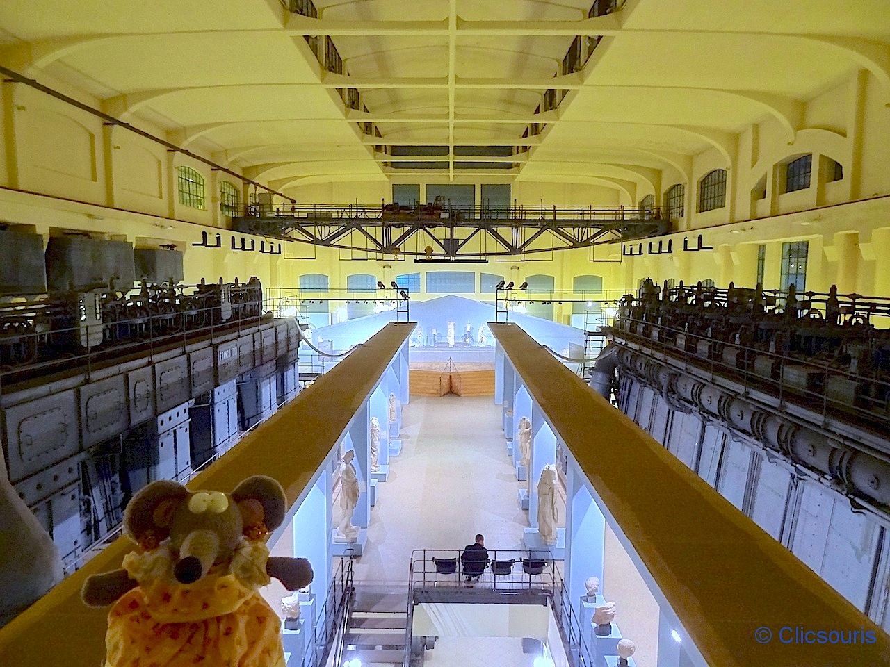 La nef de la centrale Montemartini à Rome