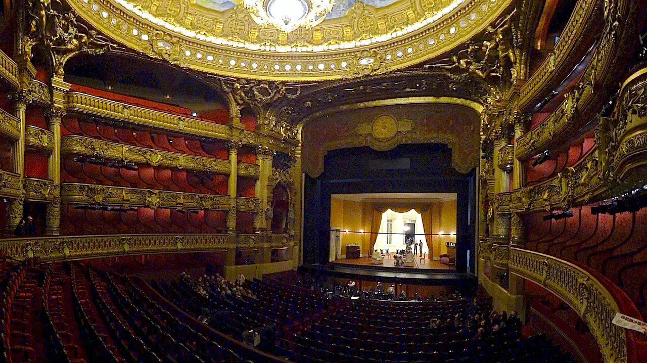 Salle de l'Opéra Garnier à Paris