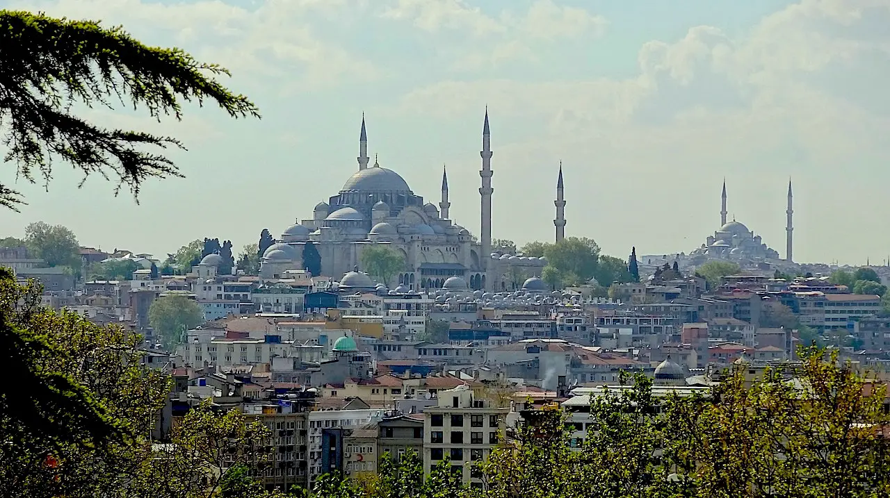 Mosquée bleue et mosquée de Soliman à Istanbul