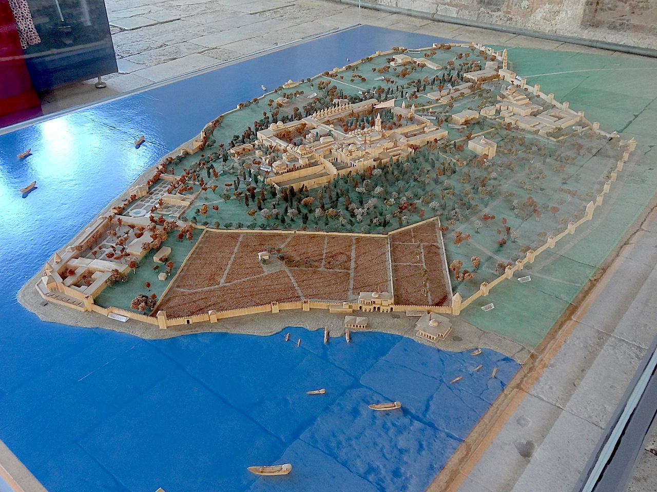 Maquette de la pointe du sérail à Istanbul