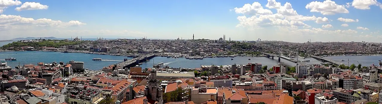 vue sur Istanbul depuis la tour de Galata