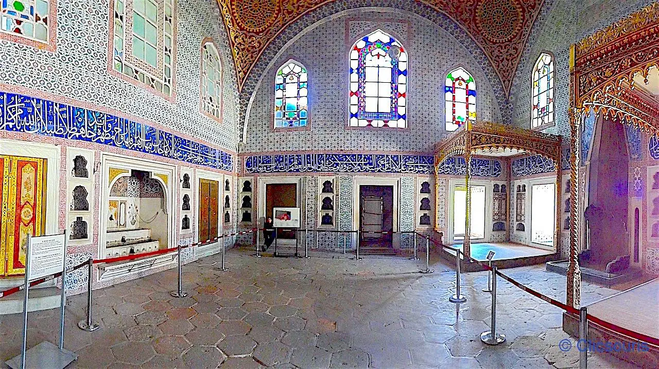 chambre du sultan à topkapi
