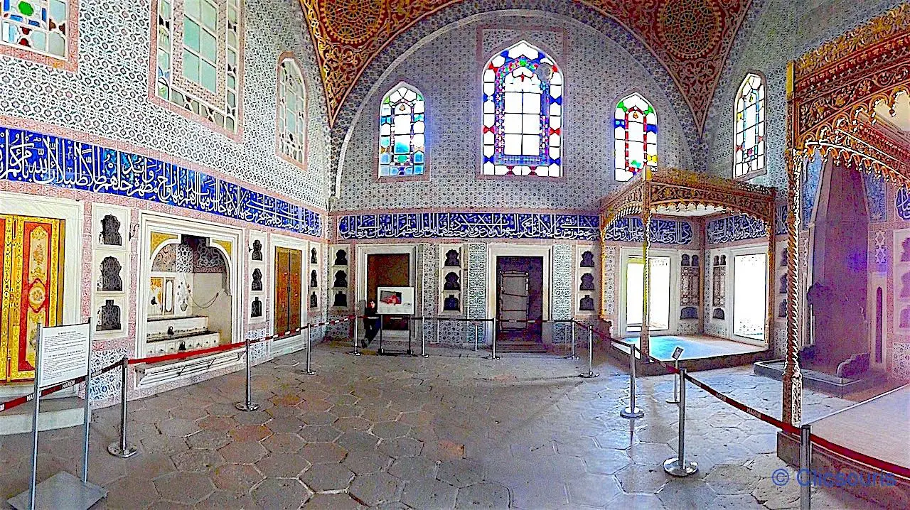 chambre du Sultan à Topkapi