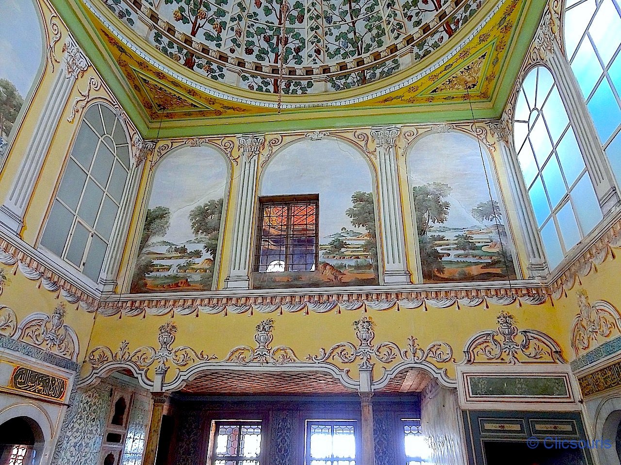chambre de la valide sultane au harem de Topkapi