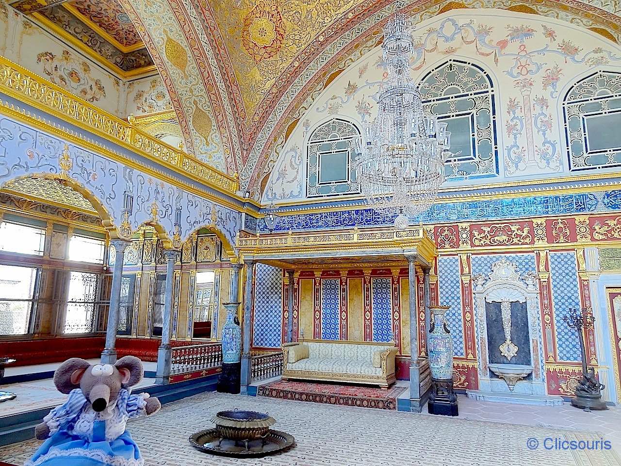 salon du harem de topkapi à Istanbul
