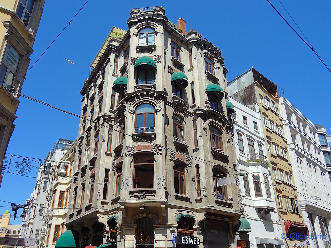 Immeuble Art nouveau sur l'avenue Istiklal