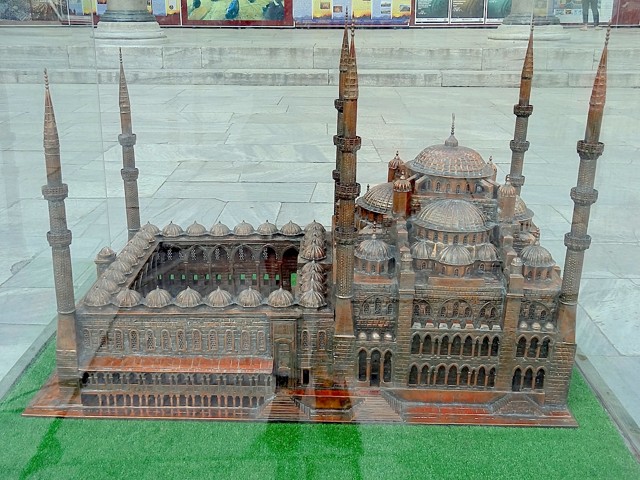 maquette de la mosquée bleue à Istanbul