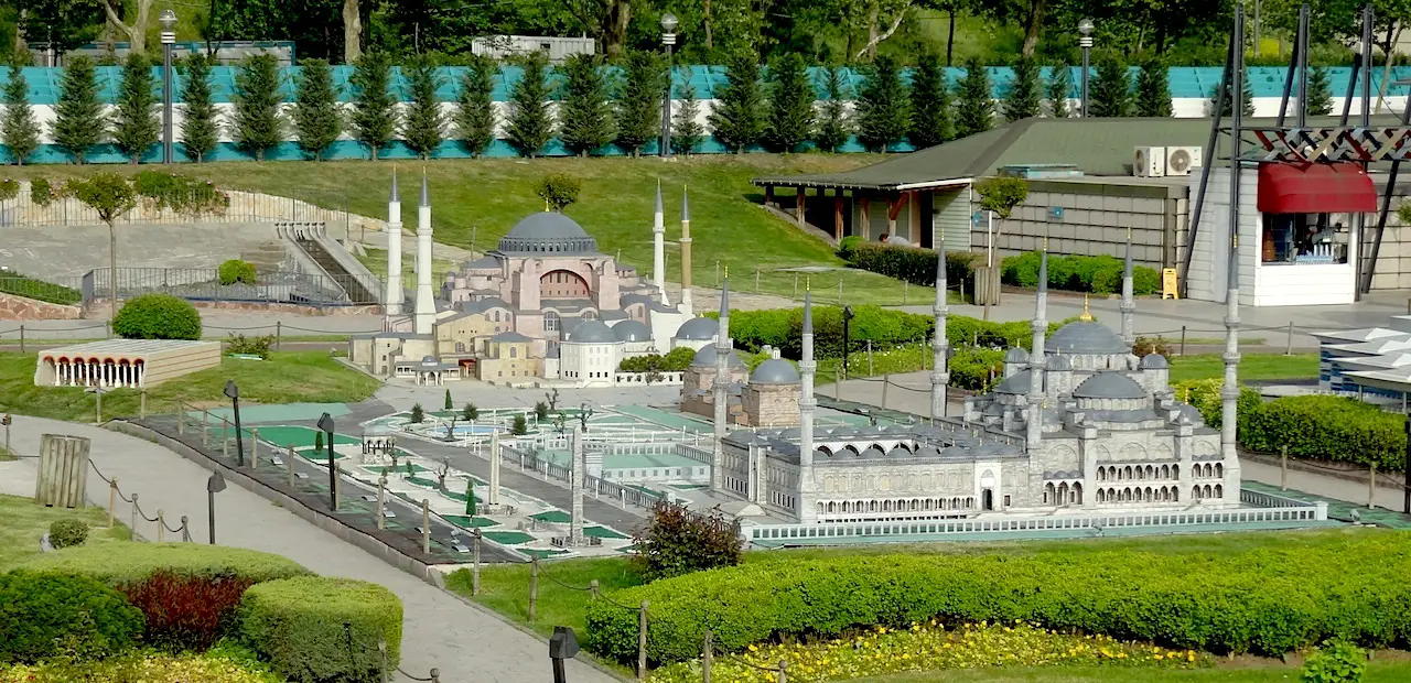 miniature du quartier Sulatanahmet à Istanbul