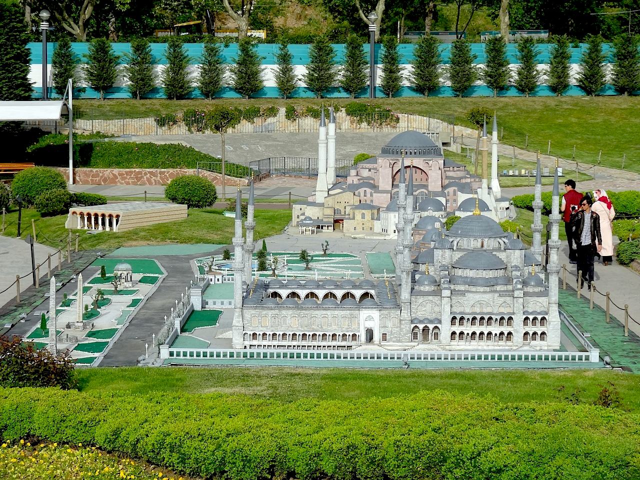 Miniatürk Sainte-Sophie et mosquée bleue