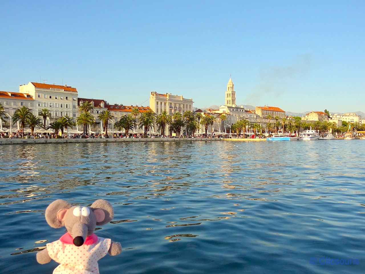 vue sur le bord de mer de Split