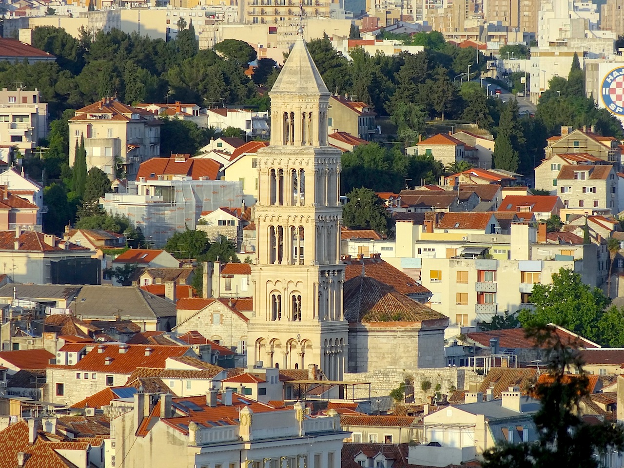 campanile de la cathédrale de Split