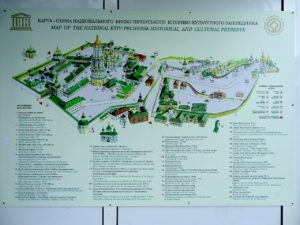 Plan de la Laure des catacombes de Kiev