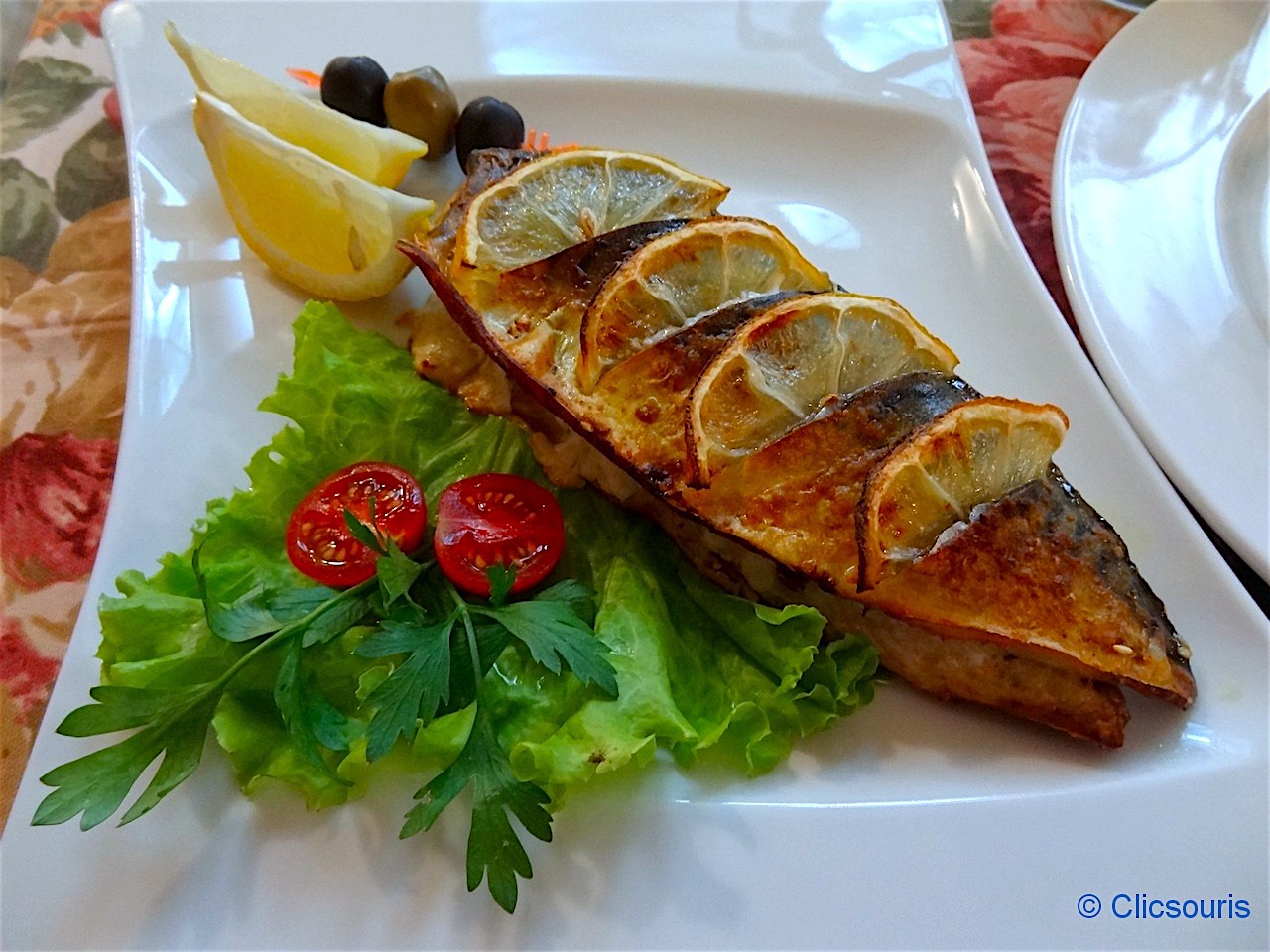 plat de poisson à Odessa