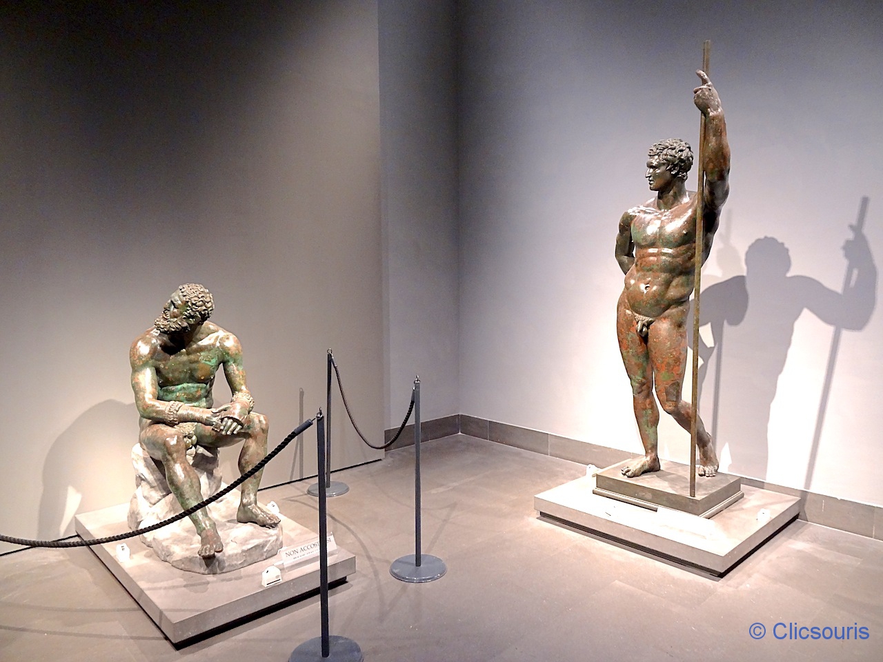 statues grecques dans le Palazzo Massimo alle Terme à Rome