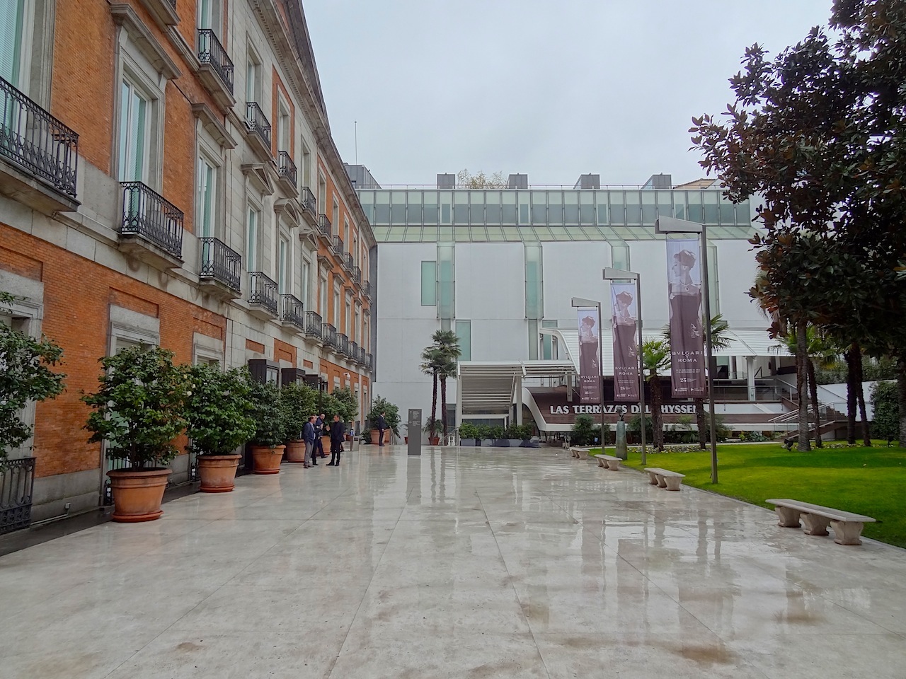 jardin du musée Thyssen-Bornemisza à Madrid