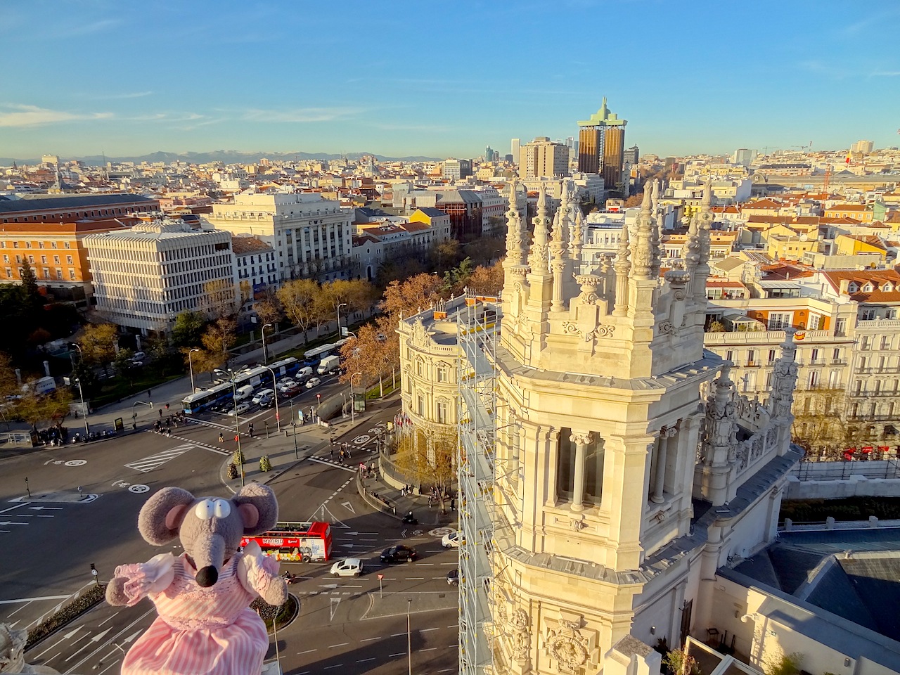 mirador du palais des communications à Madrid