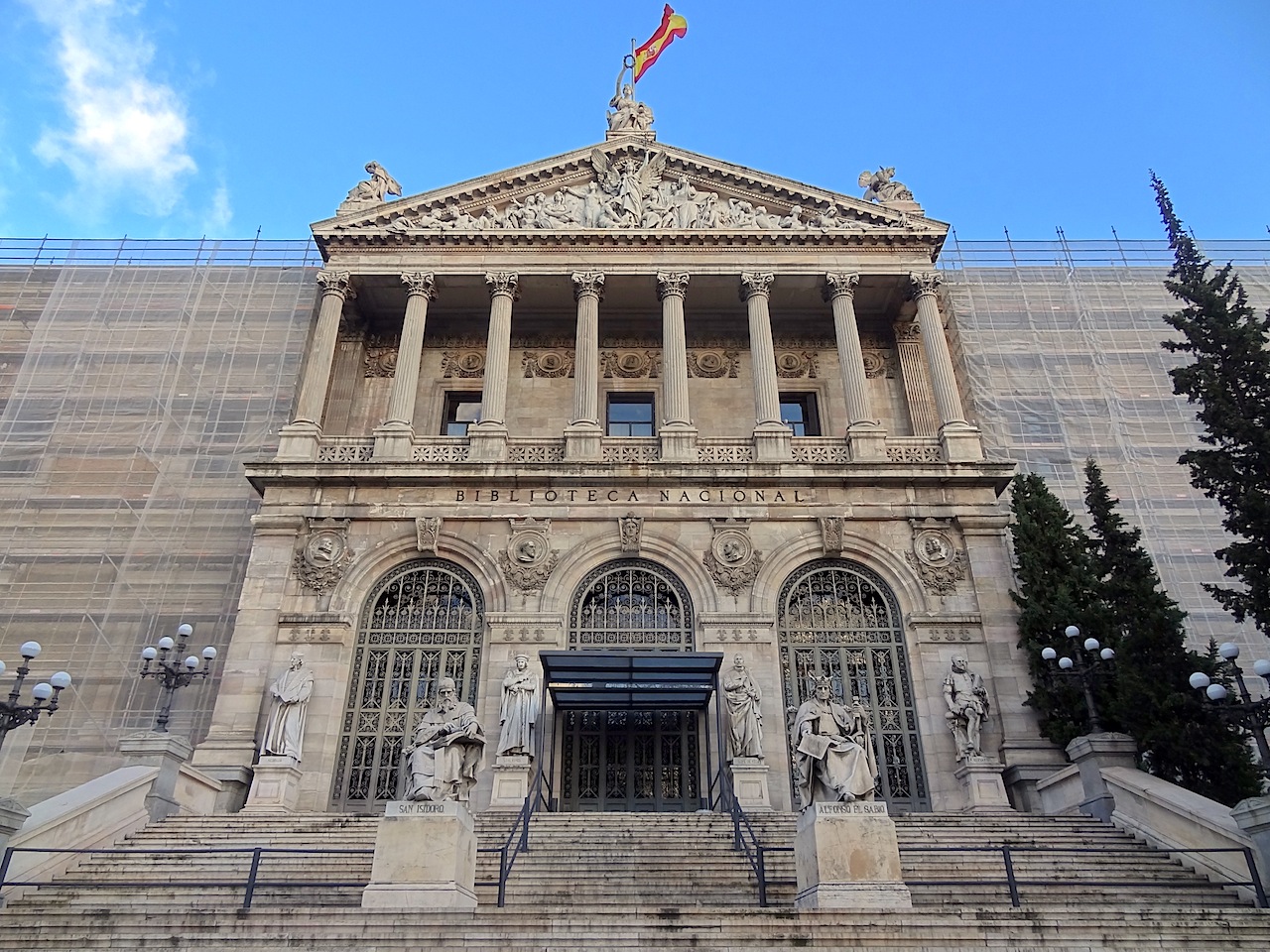bibliothèque nationale à Madrid