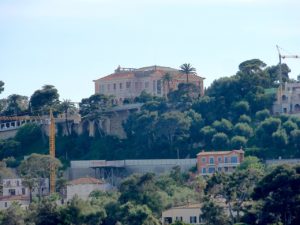 vue sur la villa Ephrussi de Rothschild