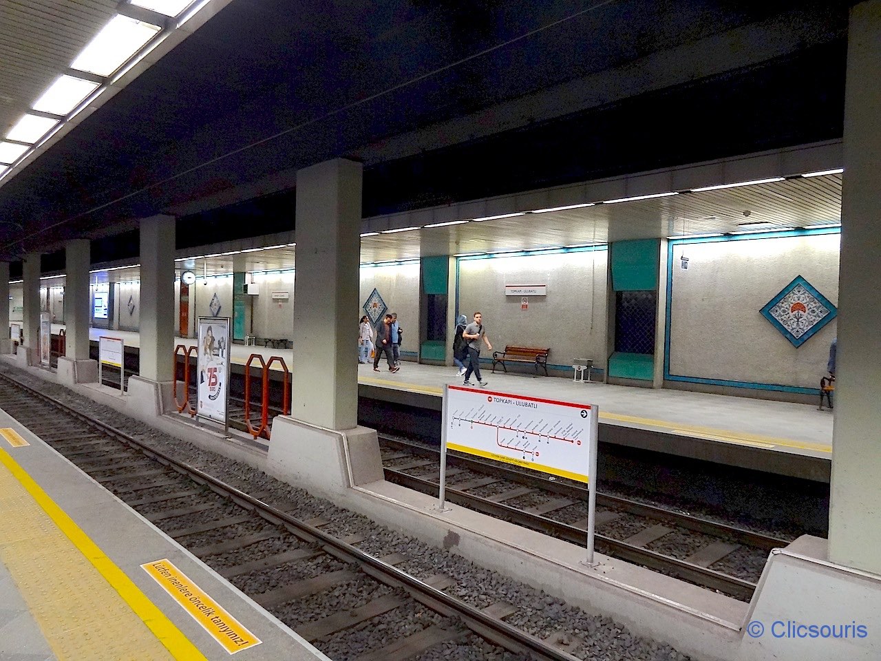 ligne 1 du métro à Istanbul