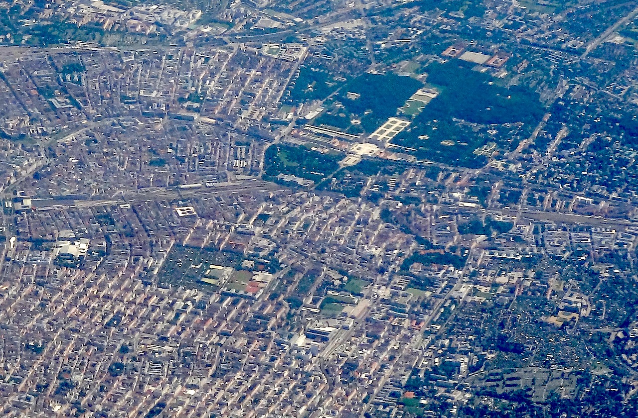 vue aérienne de Schönbrunn