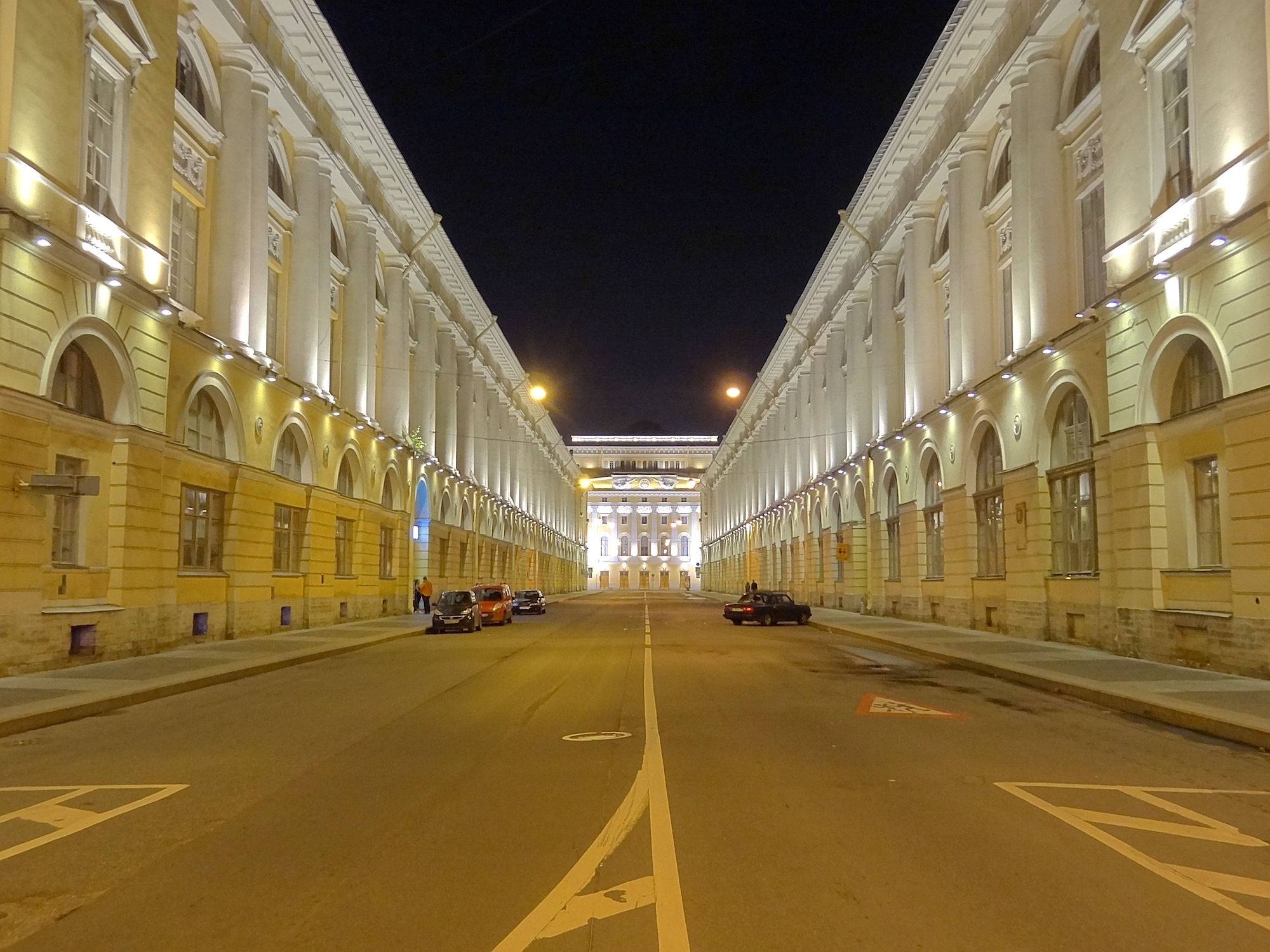 rue Rossi à Saint-Pétersbourg